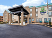 Hotel exterior view and main entrance.