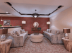 Lobby with ample seating.