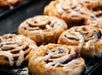 Grab a tasty cinnamon roll for breakfast.