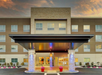 Hotel facade.