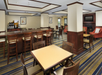 Breakfast area with ample seating.
