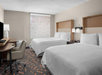 2 Queen beds, work desk, flat-screen TV at Holiday Inn Hasbrouck Heights-Meadowlands, an IHG Hotel, NJ.