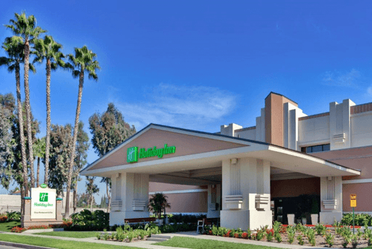 Hotel exterior at daytime.