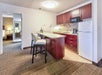 Full kitchen inside a non-smoking room.
