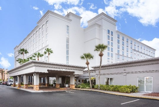 Holiday Inn & Suites across from Universal Orlando in Orlando, FL.