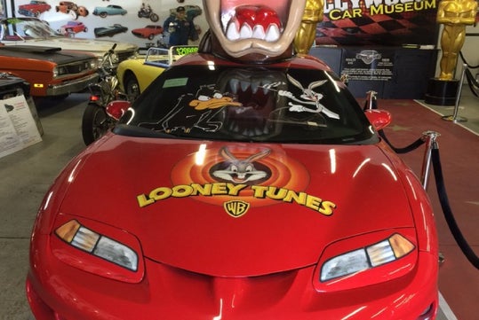 Spot Bugs Bunny at the Hollywood Car Museum in Vegas.