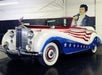 See Liberace’s patriotic Rolls-Royce at the Liberace Garage.