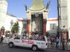 Celebrity homes van at  Chinese temple