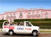 Celebrity homes van in Beverly hills