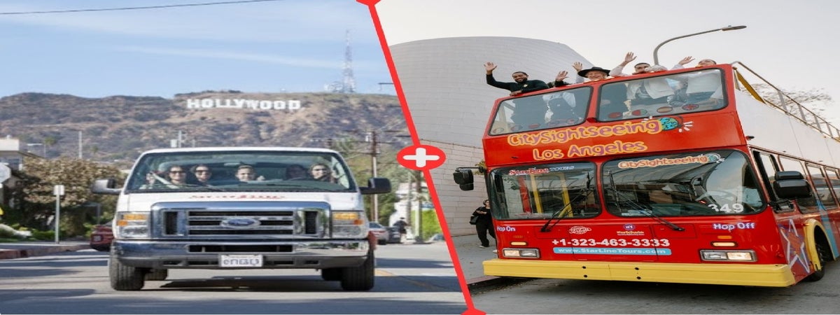 Hollywood Celebrity Homes Tour with Hop-On Hop-Off Bus in Los Angeles, California