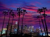 Downtown LA at night