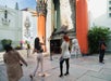 Admire the intricate architecture of the historic TCL Chinese Theatre.