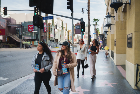 Follow the stars on the legendary Hollywood Walk of Fame.