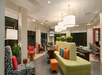 Lobby area with ample seating.