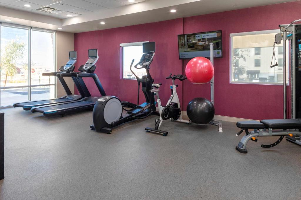 Exercise facilities.
