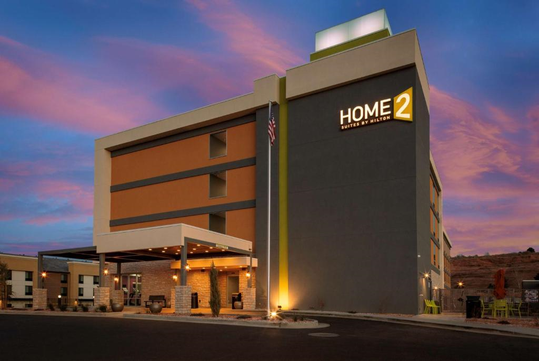 Hotel exterior view.