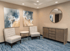 Seating area at the lounge.