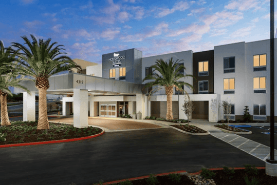 Hotel exterior.