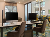 Business center at Homewood Suites by Hilton St Augustine San Sebastian, FL. 