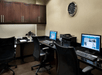 Business center at Homewood Suites by Hilton Toronto Vaughan, ON.