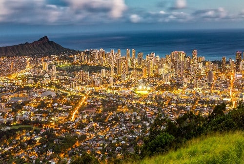 Honolulu City Lights Tour with Dinner Oahu, Honolulu