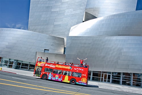 Hop-On Hop-Off Double Decker City Tour from Los Angeles in Hollywood, California
