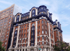 View of the hotel from outside, Hotel Belleclaire, New York, NY. 