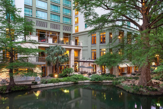 Hotel exterior.