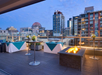 Kick back and relax overlooking San Diego Skyline at Hotel Indigo San Diego-Gaslamp Quarter.