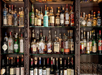 Bar drink selection.