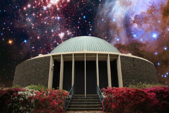 Discover the cosmos at the Burke Baker Planetarium.