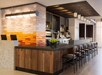 Front desk and restaurant on property.