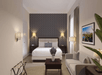 Guest room with 1 king bed and sofa bed at Independence Park Hotel, Premier Collection, Philadelphia, PA.