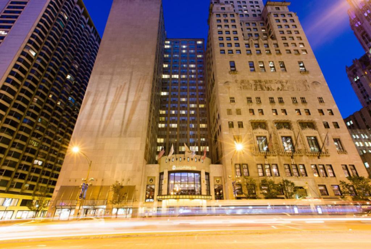 Hotel exterior.