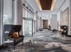 Lobby at JW Marriott Grand Rapids MI.