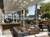 Beachside Patio offering al fresco dining and fire pits.