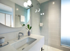 Private bathroom at Kimpton Hotel Palomar South Beach, FL.