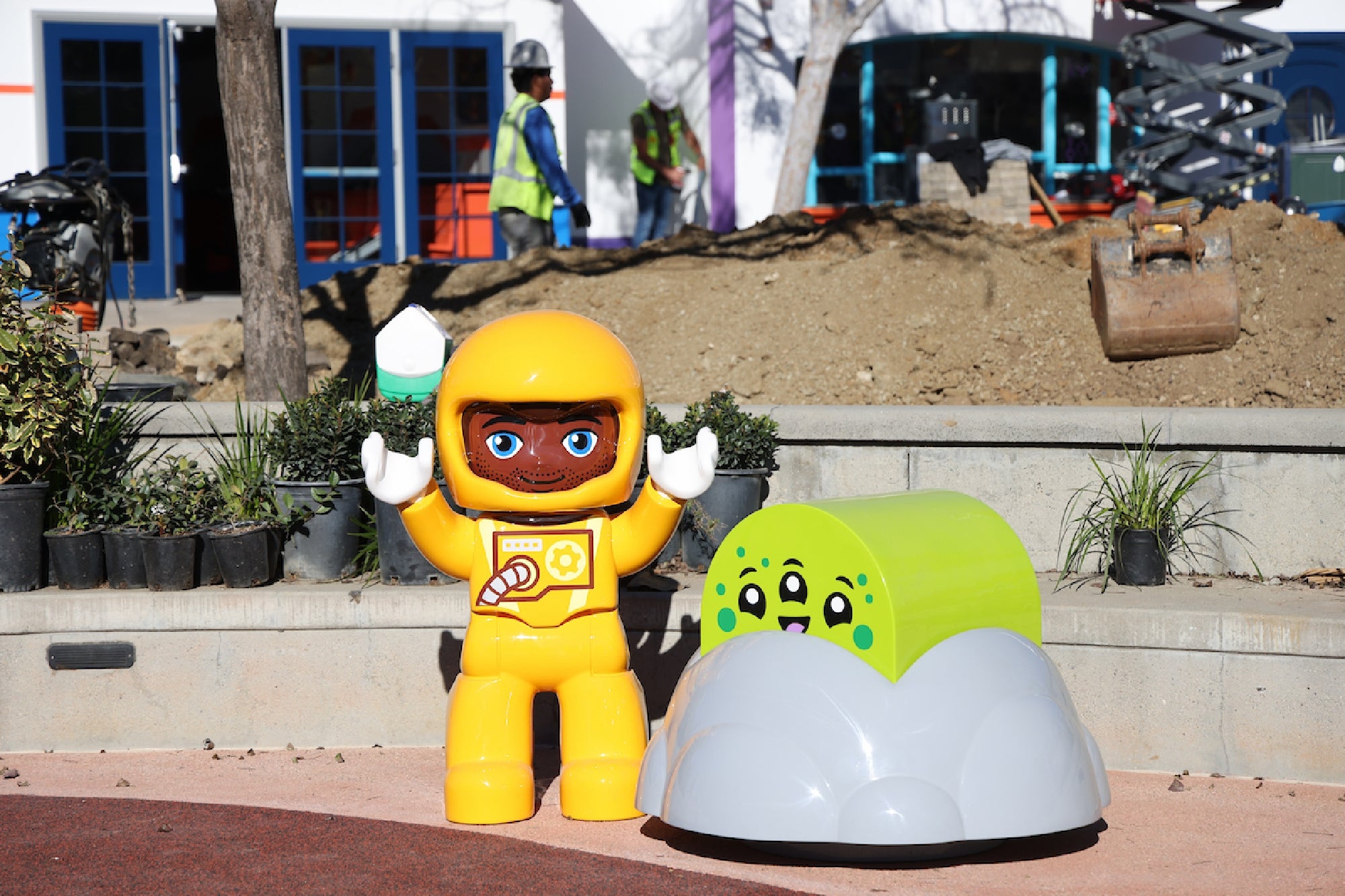 Meet friendly galactic residents throughout the new land.