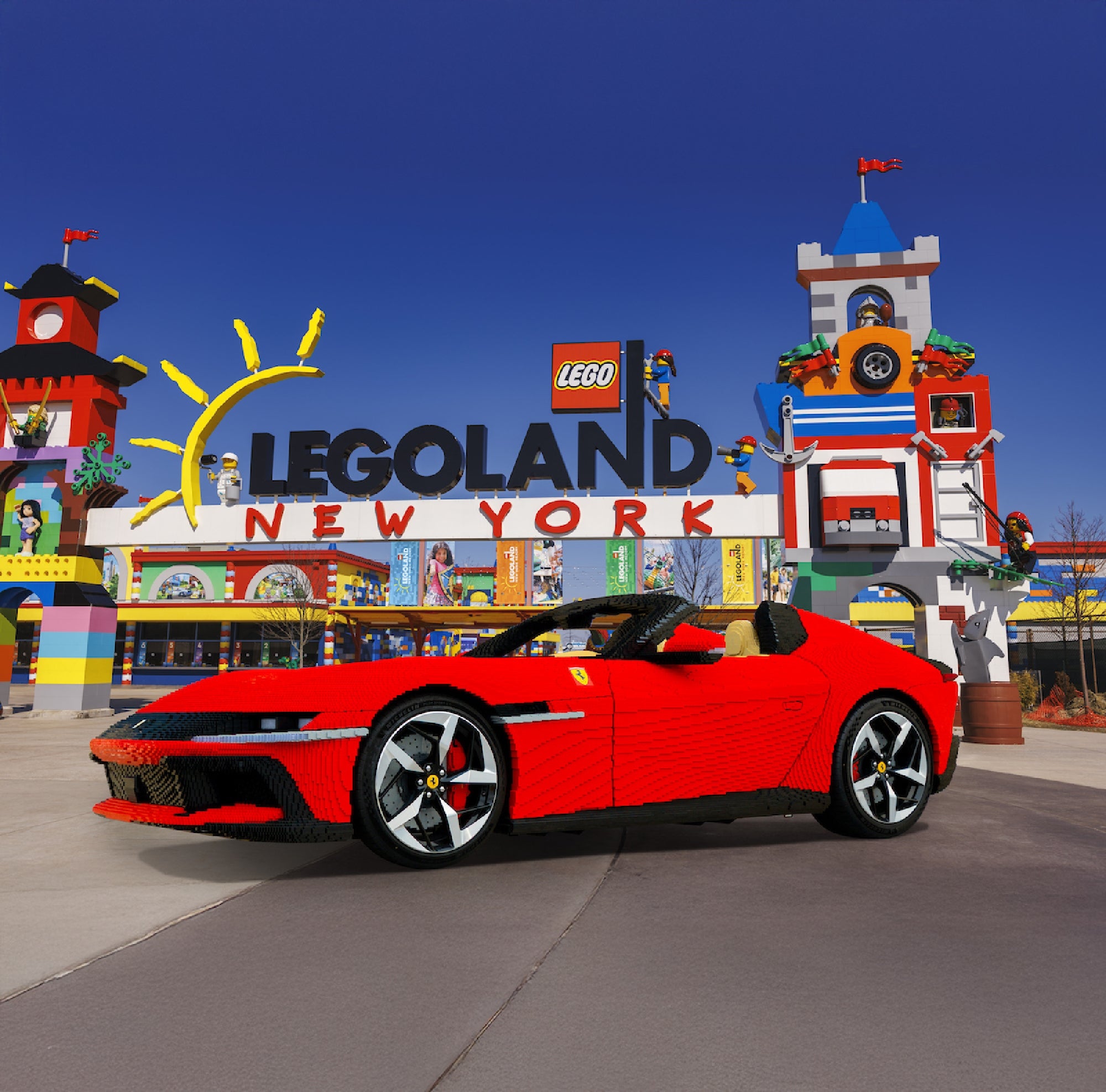 Start your engines at the new LEGO Ferrari Build & Race!