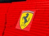 Signature Ferrari style recreated with thousands of LEGO pieces.
