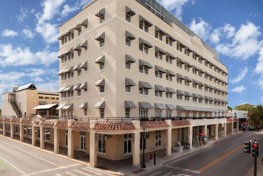 Hotel exterior view.