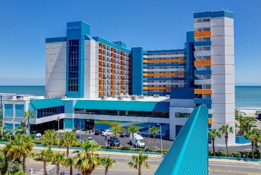 Exterior of the Landmark Resort in Myrtle Beach, South Carolina.