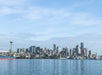 Seattle Skyline from Elliott Bay on Locks Cruise