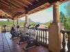 Fitness facility with views of the Red Rocks.