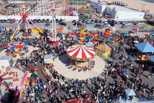 Luna Park at Coney Island in Brooklyn, New York