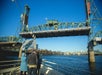 The Portland Spirit about to cross under a lift bridge in Portland, OR.