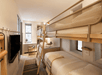 Bunk beds at MOXY NYC Times Square.