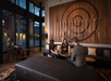 Lobby lounge with comfortable seating.