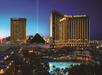 Extravagant hotel exterior.