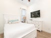 One of the guest bedrooms inside a cottage.